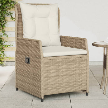 Tuinstoelen 2 St Verstelbaar Poly Rattan