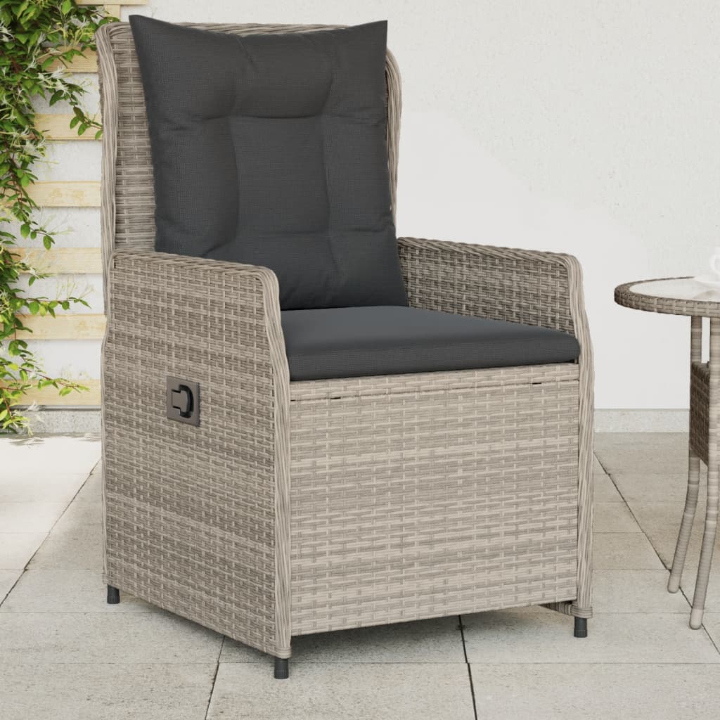 Tuinstoelen 2 St Verstelbaar Poly Rattan