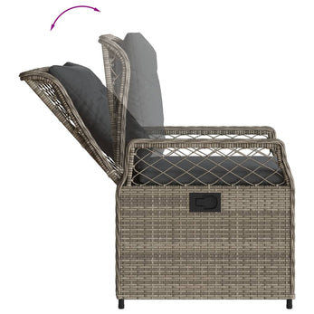9-Delige Tuinset Met Kussens Poly Rattan
