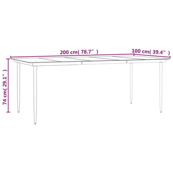 9-Delige Tuinset Met Kussens Poly Rattan